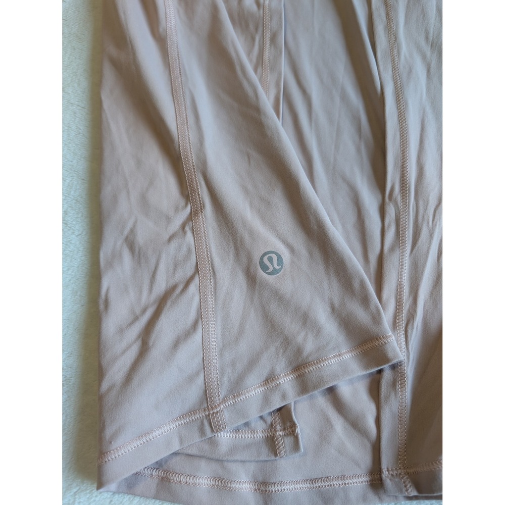 Lululemon Workout Tank Top Open Back Sleeveless Athletic Beige - Picture 6 of 9